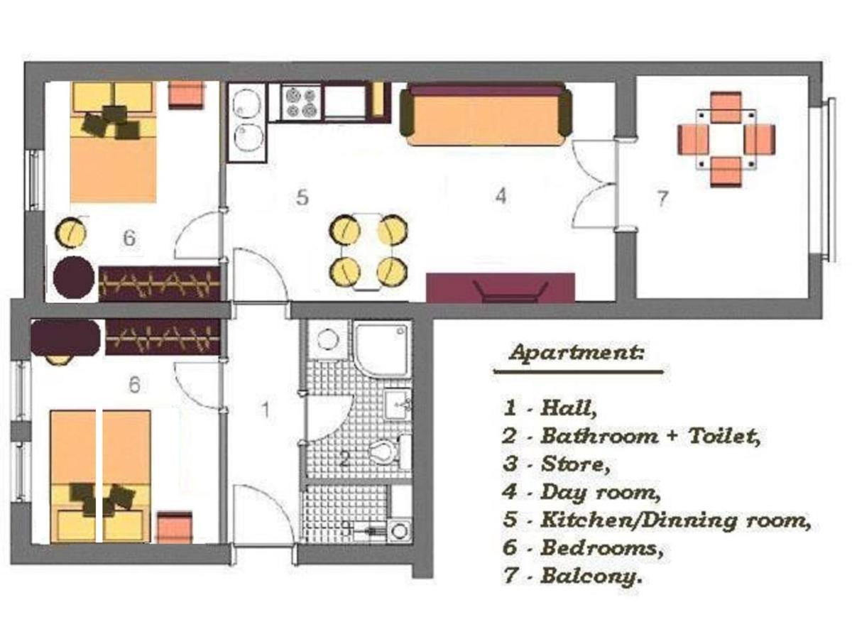 Apartment Ljudmila ヴォディツェ エクステリア 写真